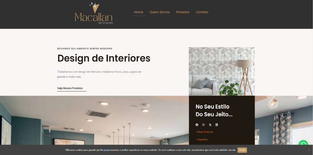 agencia de marketing site de decoração de interiores
